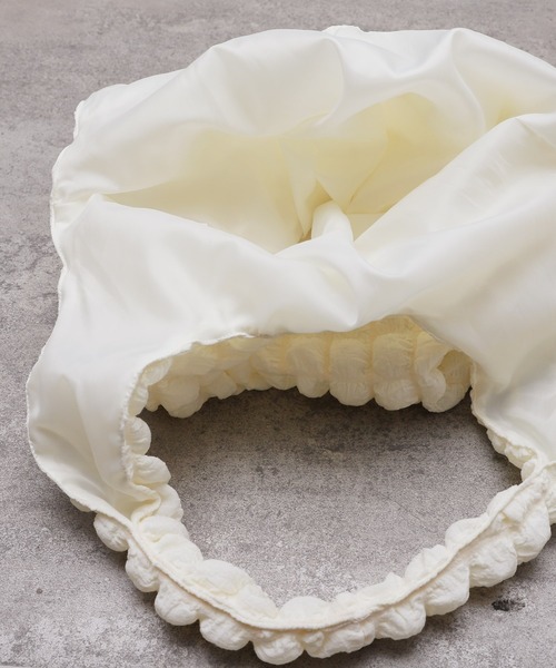 reca（レカ）の「ポコポコワッフルトートバッグ（トートバッグ・レディース・アイボリー/ブラック/グリーン系その他・FREE）」の22枚目の写真