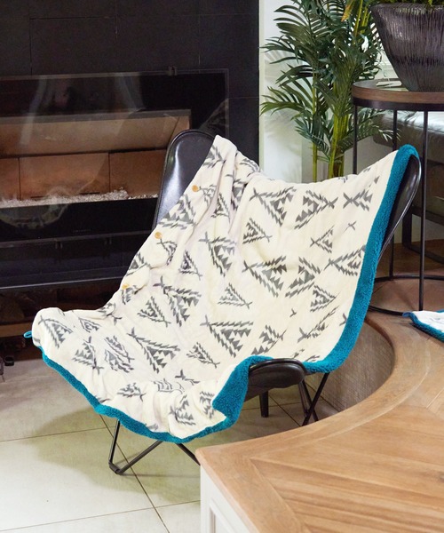 チャイハネ（チャイハネ）の「【チャイハネ】ノマディブランケットMサイズ（ブランケット・レディース・ターコイズブルー/オレンジ/ホワイト/カーキ/ブラック・FREE）」の13枚目の写真