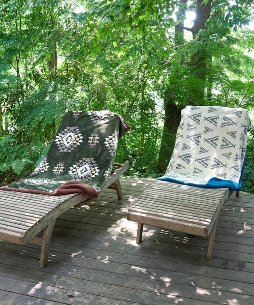 チャイハネ（チャイハネ）の「【チャイハネ】ノマディブランケットMサイズ（ブランケット・レディース・ターコイズブルー/オレンジ/ホワイト/カーキ/ブラック・FREE）」の22枚目の写真