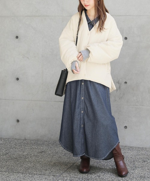 osharewalker（オシャレウォーカー）の「『シンプルニットハンドウォーマー』（手袋・レディース・ブラック/グレー/アイボリー・FREE）」の13枚目の写真