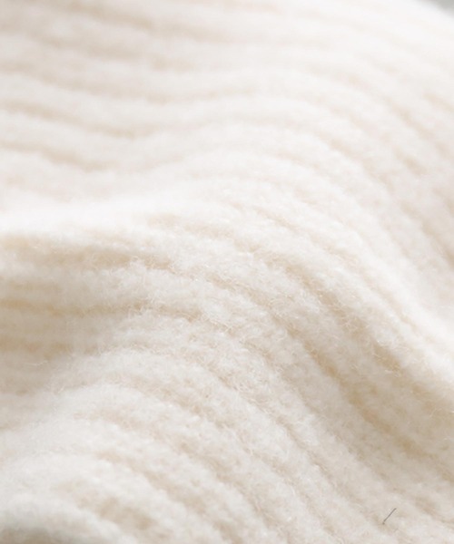 osharewalker（オシャレウォーカー）の「『シンプルニットハンドウォーマー』（手袋・レディース・ブラック/グレー/アイボリー・FREE）」の5枚目の写真