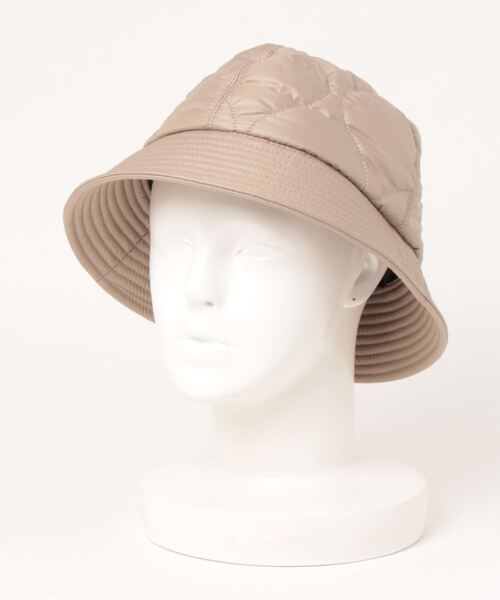 LE VERNIS（ル・ベルニ）の「(LE VERNIS)タフタキルティングハット（ハット・レディース・ベージュ・FREE）」の7枚目の写真