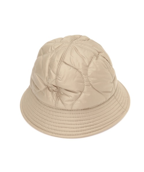 LE VERNIS（ル・ベルニ）の「(LE VERNIS)タフタキルティングハット（ハット・レディース・ベージュ・FREE）」の3枚目の写真