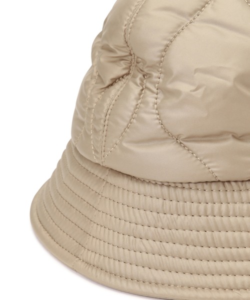 LE VERNIS（ル・ベルニ）の「(LE VERNIS)タフタキルティングハット（ハット・レディース・ベージュ・FREE）」の4枚目の写真