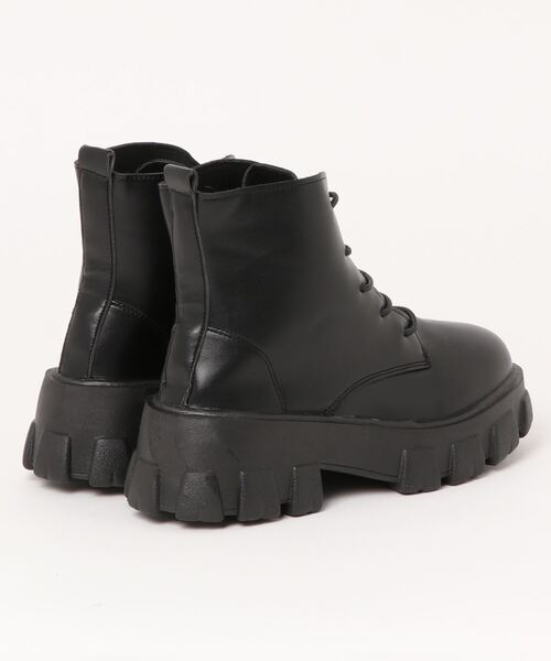 Burner（バーナー）の「【OKUOKU　0909】レースアップ　ショート　ブーツ　oku-shoes-122-23（ブーツ・レディース・ブラック系その他/ブラック・40/36/38/37/39）」の3枚目の写真