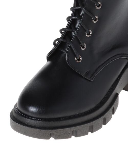 INGNI（イング）の「タンクソールレースUPブーツ（ブーツ・レディース・ブラック・L/M）」の6枚目の写真