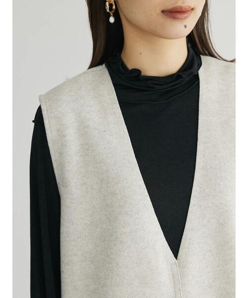 Green　Parks（グリーンパークス）の「圧縮ポンチジャンパースカート（ジャンパースカート・レディース・グレー系その他2/アイボリー/グレー系その他・FREE）」の20枚目の写真