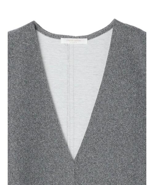 Green　Parks（グリーンパークス）の「圧縮ポンチジャンパースカート（ジャンパースカート・レディース・グレー系その他2/アイボリー/グレー系その他・FREE）」の9枚目の写真