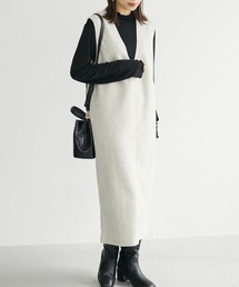 Green　Parks | 圧縮ポンチジャンパースカート(ジャンパースカート)