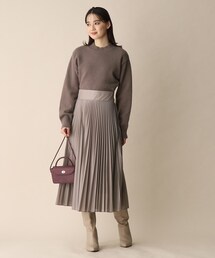 OPAQUE.CLIP | チュールドッキングニットワンピース(ワンピース)