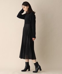 OPAQUE.CLIP | チュールドッキングニットワンピース(ワンピース)