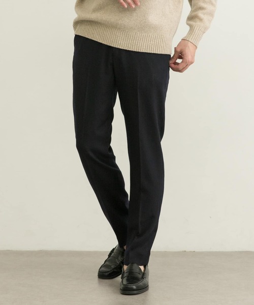 URBAN RESEARCH（アーバンリサーチ）の「ウールフラノSLIMイージースラックス（スラックス・メンズ・グレー系その他/ブラック/ネイビー・MEDIUM/LARGE/SMALL）」の3枚目の写真