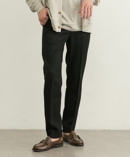 URBAN RESEARCH（アーバンリサーチ）の「ウールフラノSLIMイージースラックス（スラックス・メンズ・グレー系その他/ブラック/ネイビー・MEDIUM/LARGE/SMALL）」の19枚目の写真