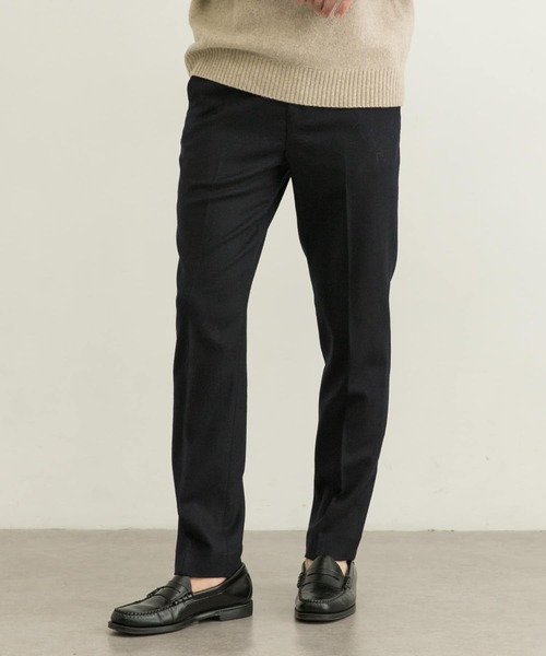 URBAN RESEARCH（アーバンリサーチ）の「ウールフラノSLIMイージースラックス（スラックス・メンズ・グレー系その他/ブラック/ネイビー・MEDIUM/LARGE/SMALL）」の20枚目の写真