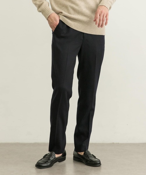 URBAN RESEARCH（アーバンリサーチ）の「ウールフラノSLIMイージースラックス（スラックス・メンズ・グレー系その他/ブラック/ネイビー・MEDIUM/LARGE/SMALL）」の22枚目の写真