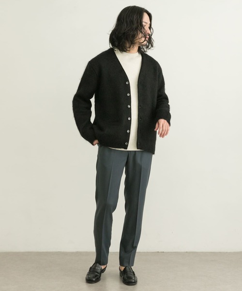 URBAN RESEARCH（アーバンリサーチ）の「ウールフラノSLIMイージースラックス（スラックス・メンズ・グレー系その他/ブラック/ネイビー・MEDIUM/LARGE/SMALL）」の6枚目の写真