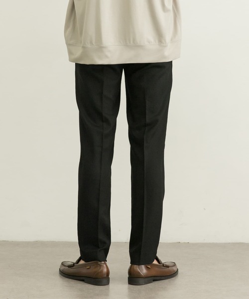 URBAN RESEARCH（アーバンリサーチ）の「ウールフラノSLIMイージースラックス（スラックス・メンズ・グレー系その他/ブラック/ネイビー・MEDIUM/LARGE/SMALL）」の9枚目の写真