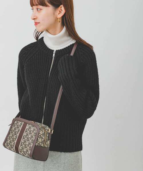 RODE SKO（ロデスコ）の「モノグラムジャガードショルダーバッグ（ショルダーバッグ・レディース・ブラウン・ONE）」の10枚目の写真