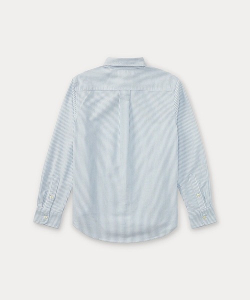 POLO RALPH LAUREN CHILDRENSWEAR（ポロ ラルフ ローレン チルドレンズウェア）の「ストライプド コットン オックスフォード シャツ（シャツ/ブラウス・キッズ・ブルー・L/M/S/XL）」の5枚目の写真