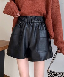 ハイウエスト ショートパンツ