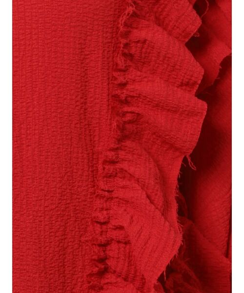 jouetie（ジュエティ）の「ボリュームスリーブ2WAYフリルブラウス（シャツ/ブラウス・レディース・ブラック/レッド/オフホワイト・MEDIUM）」の10枚目の写真