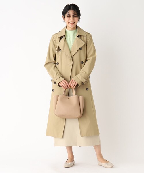 OPAQUE.CLIP(オペークドットクリップ)の「◆4ポケット トートバッグ【軽量/2WAY】(トートバッグ・レディース・ベージュ/ライトグリーン/グレー/ブラック/ブラック系1/グレー系1/ブルー系6・00)」の8枚目の写真