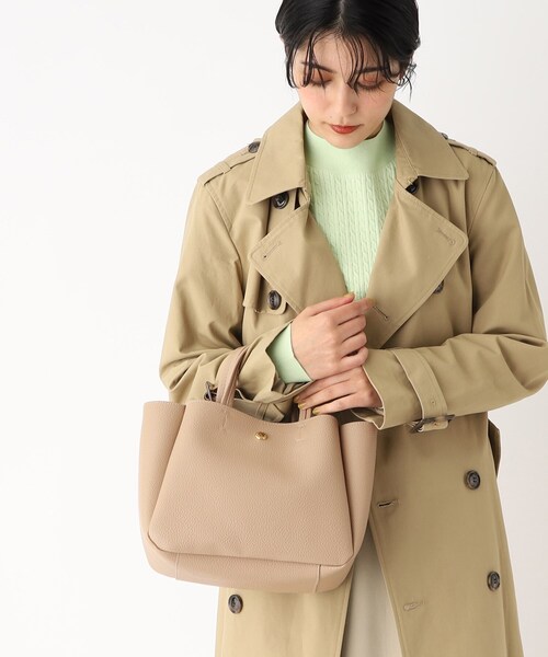 OPAQUE.CLIP(オペークドットクリップ)の「◆4ポケット トートバッグ【軽量/2WAY】(トートバッグ・レディース・ベージュ/ライトグリーン/グレー/ブラック/ブラック系1/グレー系1/ブルー系6・00)」の13枚目の写真