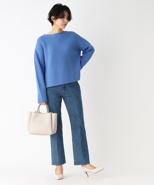 OPAQUE.CLIP(オペークドットクリップ)の「◆4ポケット トートバッグ【軽量/2WAY】(トートバッグ・レディース・ベージュ/ライトグリーン/グレー/ブラック/ブラック系1/グレー系1/ブルー系6・00)」の18枚目の写真