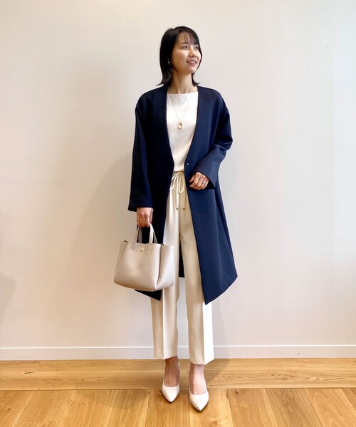 OPAQUE.CLIP(オペークドットクリップ)の「◆4ポケット トートバッグ【軽量/2WAY】(トートバッグ・レディース・ベージュ/ライトグリーン/グレー/ブラック/ブラック系1/グレー系1/ブルー系6・00)」の20枚目の写真