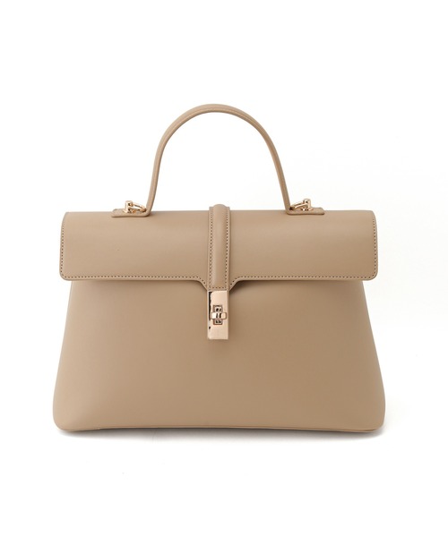 VIS（ビス）の「【軽量】【2WAY】ひねり金具ワンハンドルショルダーバッグ（ハンドバッグ・レディース・ブラック/キナリ/ベージュ・FREE）」の17枚目の写真