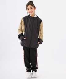 repipi armario（レピピ アルマリオ）の「【repipi armario / レピピアルマリオ】ガールズウィンドブレーカー　ブルゾン　ジャケット　ジップアップパーカー　ダンス（ブルゾン）」