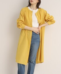 SHOO・LA・RUE | 【UVカット/抗菌防臭/吸水速乾】ゆる さら ふわり フレンチリネンブレンド 前あきロングシャツ(ワンピース)