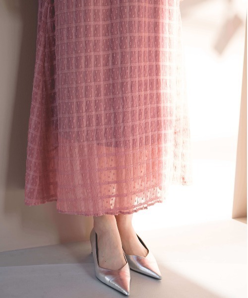 kaene（カエン）の「ドットドビーエプロンドレス（ドレス）」 - WEAR