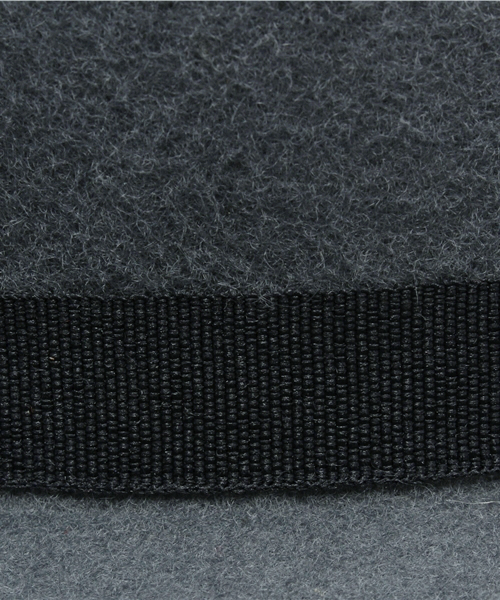 Another Edition(アナザーエディション)の「中折れブラックリボンハット/AE ナカオレ BLK RBN HAT(ハット・レディース・グレー/ベージュ・フリー)」の3枚目の写真