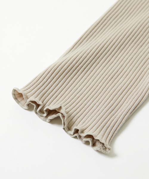 devirock(デビロック)の「7分丈 リブレギンス(レギンス/スパッツ・キッズ・グレー系その他/スミクロ/ライトカーキ/ライトグレー/パープル系その他/ブラック・100cm/110cm/140cm/150cm/160cm/130cm/120cm)」の12枚目の写真