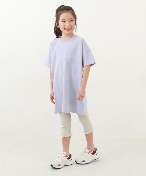 devirock(デビロック)の「7分丈 リブレギンス(レギンス/スパッツ・キッズ・グレー系その他/スミクロ/ライトカーキ/ライトグレー/パープル系その他/ブラック・100cm/110cm/140cm/150cm/160cm/130cm/120cm)」の19枚目の写真