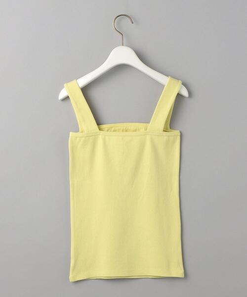 BEAUTY&YOUTH UNITED ARROWS（ビューティーアンドユースユナイテッドアローズ）の「コットンブレンド ベア タンクトップ（タンクトップ・レディース・イエロー/ナチュラル/ホワイト/ブラック/ライム・FREE）」の19枚目の写真