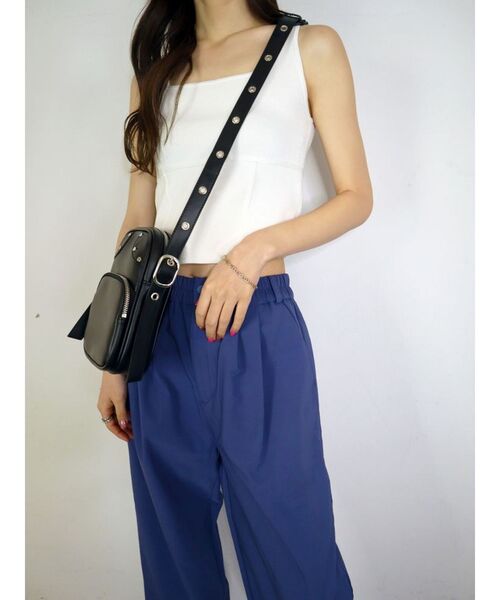 EMODA（エモダ）の「ミニマルフィットニット（ニット/セーター・レディース・ホワイト/グレー/ブラック/ブルー・FREE）」の14枚目の写真