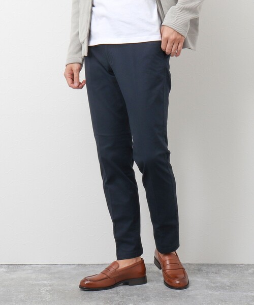 NOLLEY'S goodman(ノーリーズグッドマン)の「コットンツイル スリムフィットパンツ(チノパンツ・メンズ・ネイビー/グレー/ベージュ/オリーブ・L/M/S/XL)」の15枚目の写真