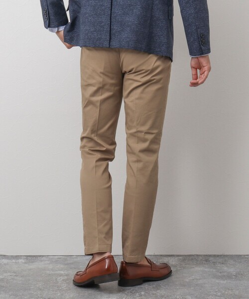 NOLLEY'S goodman(ノーリーズグッドマン)の「コットンツイル スリムフィットパンツ(チノパンツ・メンズ・ネイビー/グレー/ベージュ/オリーブ・L/M/S/XL)」の19枚目の写真