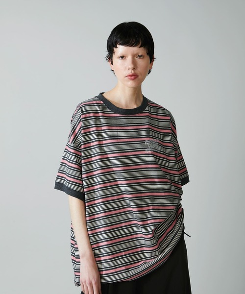 [未使用] F/CE. エフシーイー/ボーダー ロンt マルチカラー L F/CE. MULTI-BORDER LONG SLEEVE TEE / エフシーイー マルチ