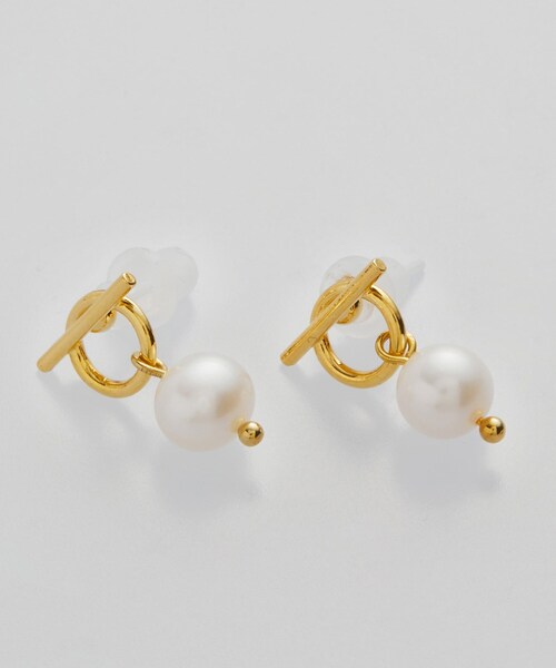 cloenc(クロエンス)の「【December】セラミックピアス/淡水パール(ピアス(両耳用)・レディース・シルバー/ゴールド・00)」の2枚目の写真