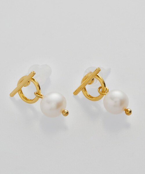 cloenc(クロエンス)の「【December】セラミックピアス/淡水パール(ピアス(両耳用)・レディース・シルバー/ゴールド・00)」の5枚目の写真