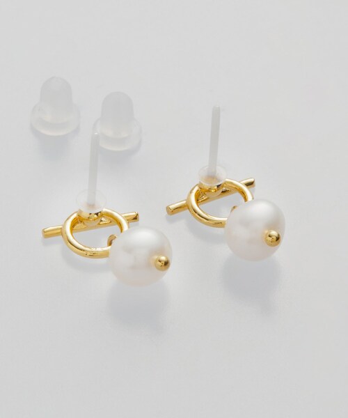 cloenc(クロエンス)の「【December】セラミックピアス/淡水パール(ピアス(両耳用)・レディース・シルバー/ゴールド・00)」の6枚目の写真