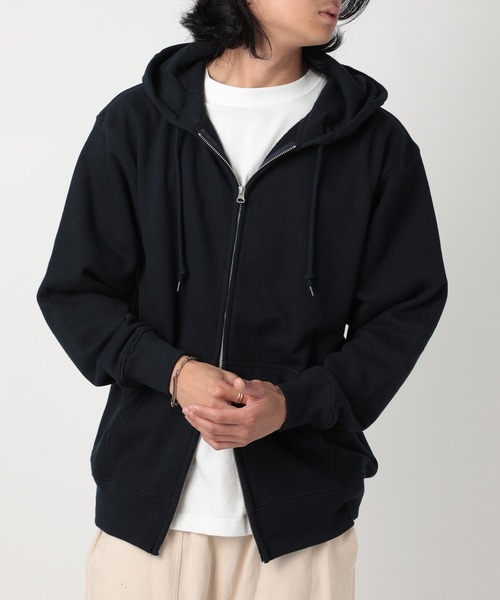 United Athle(ユナイテッドアスレ)の「【United Athle】12.7オンス ヘヴィーウェイト スウェット フルジップ パーカー ダブルジップ 厚手 裏パイル 裏毛 羽織 UV対策 オーバーサイズ 5767(パーカー・メンズ・ネイビー/オフホワイト/グレー/ブラック・S/M/L/XL)」の5枚目の写真