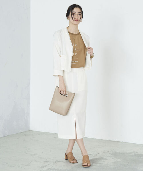 セール】◇【WEB限定】ウォッシャブルリネンライクフリンジショート