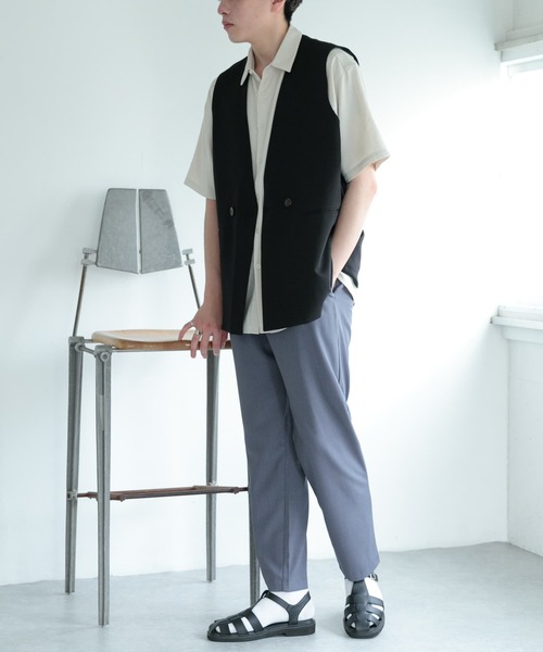 SENSE OF PLACE by URBAN RESEARCH（センスオブプレイスバイアーバンリサーチ）の「ダブルテーラードベスト（ベスト・メンズ・ブラウン/ブラック・MEDIUM/LARGE）」の6枚目の写真