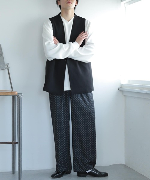 SENSE OF PLACE by URBAN RESEARCH（センスオブプレイスバイアーバンリサーチ）の「ダブルテーラードベスト（ベスト・メンズ・ブラウン/ブラック・MEDIUM/LARGE）」の12枚目の写真