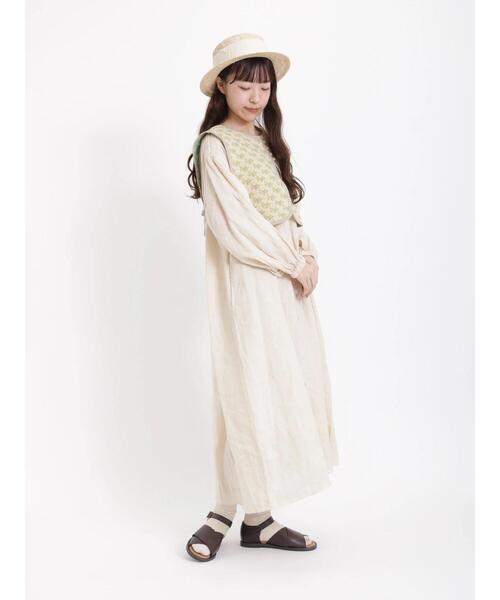 Samansa Mos2（サマンサ モスモス）の「アンクルストラップクロスサンダル（サンダル・レディース・ブラック/ブラウン・LARGE/MEDIUM）」の12枚目の写真