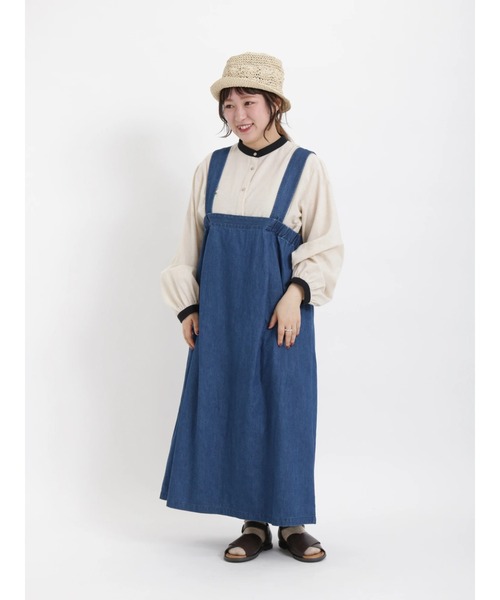 Samansa Mos2（サマンサ モスモス）の「アンクルストラップクロスサンダル（サンダル・レディース・ブラック/ブラウン・LARGE/MEDIUM）」の7枚目の写真